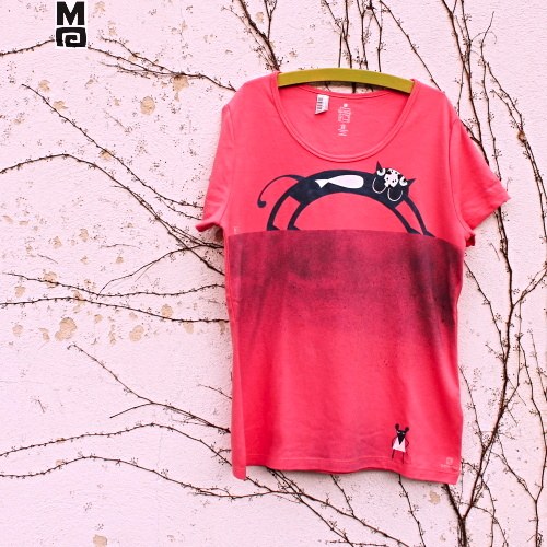 Tričko, malované, originál,XL — foto 1
