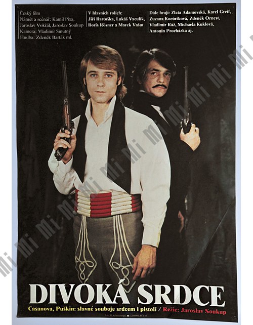 Divoká srdce - filmový plakát A3