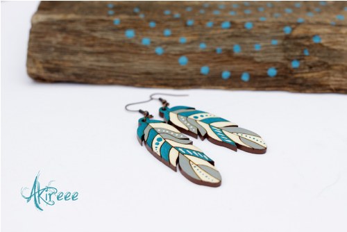 Indian Feather - Grey — foto 1