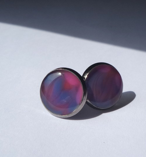 SLEVA 50% Puzety »V růžové mlze« 12mm 99,- → 49,- — foto 1