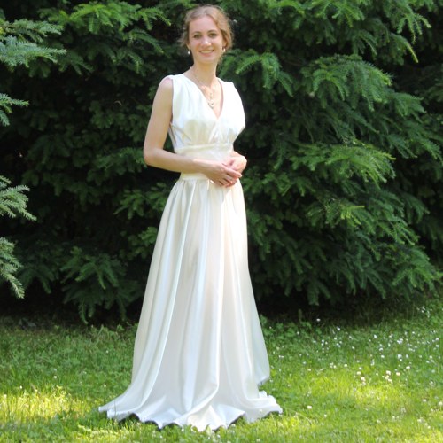 Šaty Eva - smetanové — foto 1