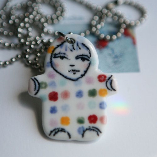Ono Aggie (porcelán. přívěsek) — foto 1
