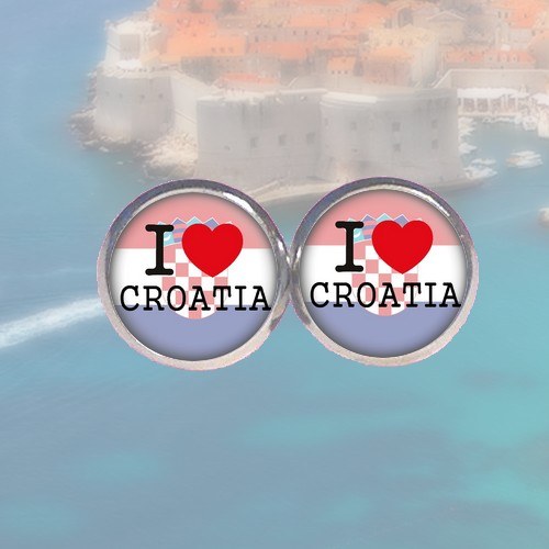 Puzetky I love Croatia - nerez ocel