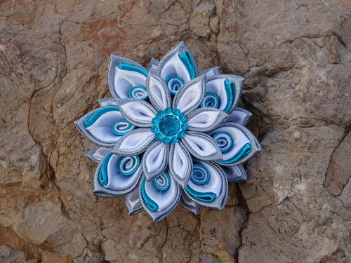 Brož Silver and turquoise