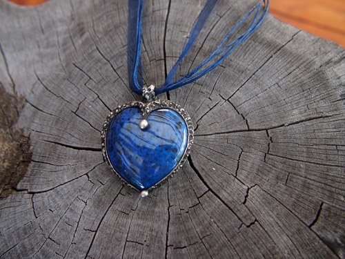 Srdce z lapis lazuli II — foto 1