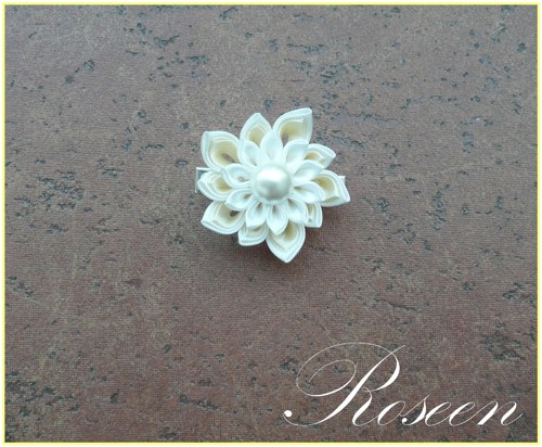 Kanzashi svatebka do vlasů — foto 1