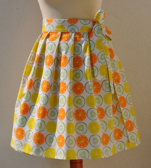 CITRUSOVÁ - zavinovací sukně — foto 1