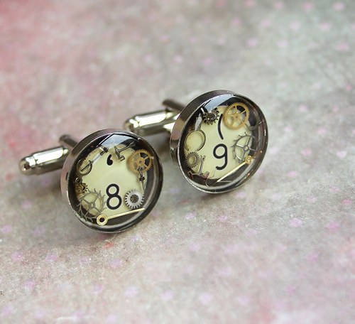 Old typewriter cufflinks — foto 1