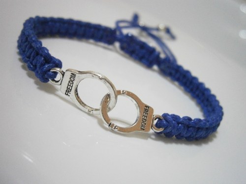 Náramek "Pouta" (macramé) - unisex — foto 1