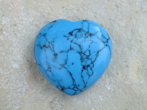 Tyrkenit č.A005- srdce 30x30x13mm — foto 1