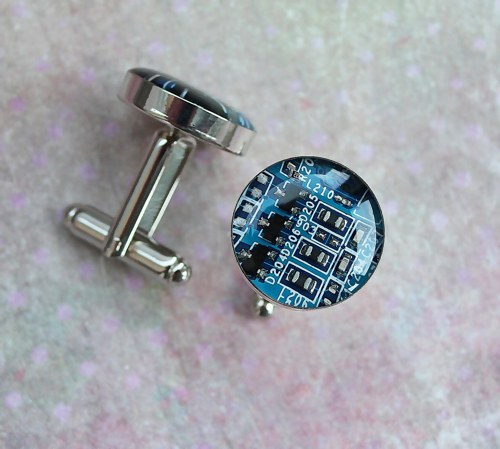IT manžetové knoflíčky /blue/ — foto 1