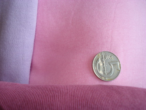 Oboulícní pletenina růžová — foto 1