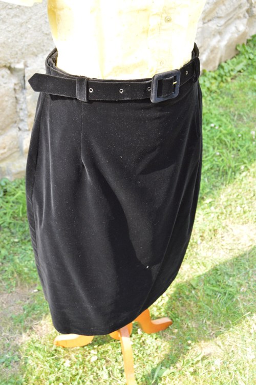 Sametová sukně