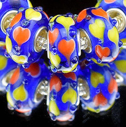 Pandorka s jednotným středem! 14x7mm na řetízek