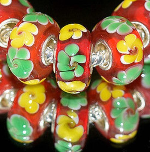 Pandorka s jednotným středem! 14x7mm na řetízek