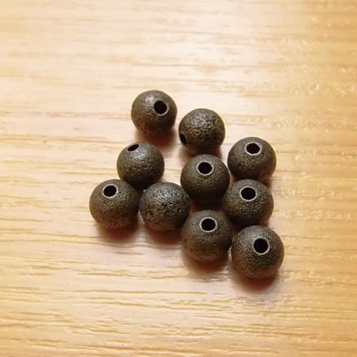 Jiskřené korálky - 6mm - 10 kusů