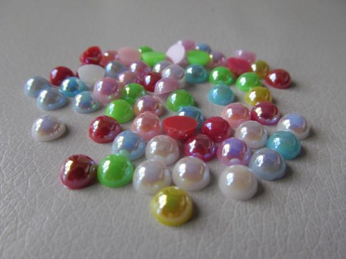 Pulkulaté perličky-mix-6mm-40ks/bal. — foto 1