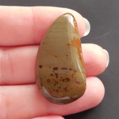 Jaspis Oceánový - kabošon (37 x 20 x 6 mm)