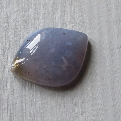 Modrý chalcedon Turecko, kabošon č.05 — foto 1