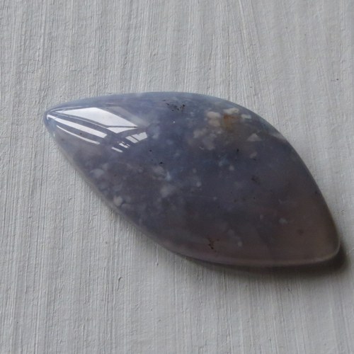 Modrý chalcedon Turecko, kabošon č.08, XL — foto 1