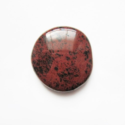 Obsidián moka placka 39x35x8 — foto 1