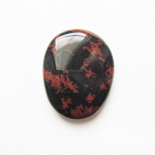 Obsidián moka placka 35x27x7 — foto 1