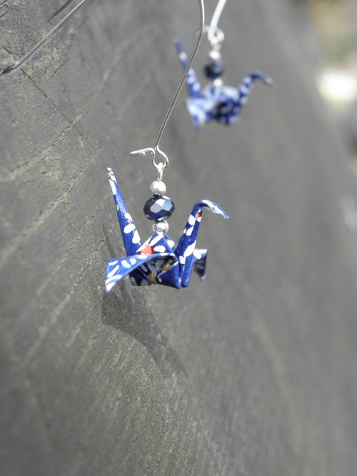 Král nebes - origami náušnice — foto 1