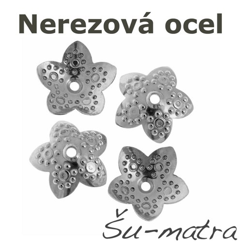 Ocelový kaplík, 10,5 mm (4 ks)