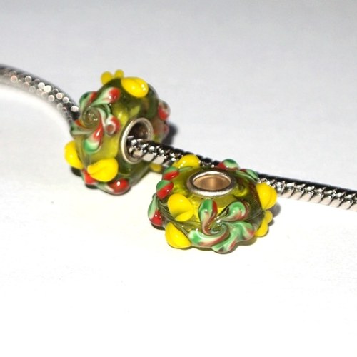 Pandorka s jednotným středem! 14x7mm na řetízek