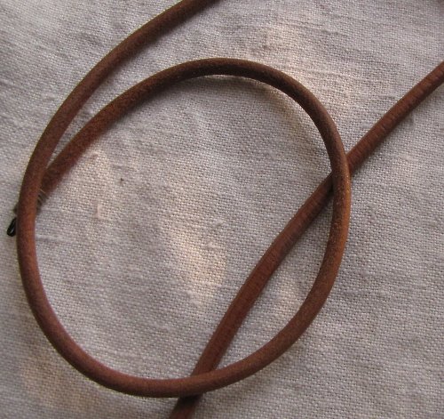 Kožený náhrdelník-světlý — foto 1