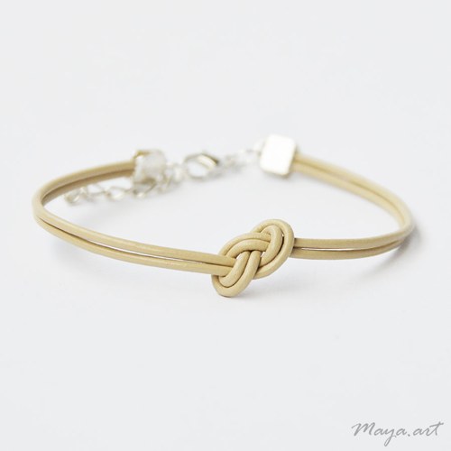 Béžový náramek "SIMPLE BRACELET" — foto 1