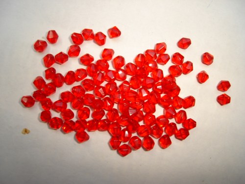 BROUŠENÉ KORÁLKY - 6 mm - 50ks. — foto 1
