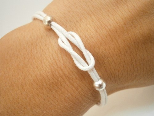 "Uzel" náramek - bílý (Unisex) — foto 1