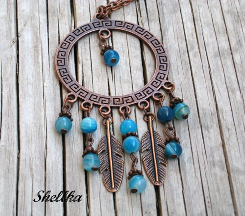 Náhrdelník s achátem — foto 1