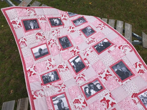 Deka s fotkami, fotografiemi, fotoquilt - náročná