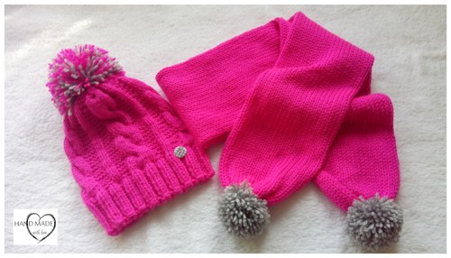 Pink kulich se šálou, Uni vel. — foto 1