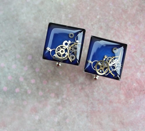 Manžetové knoflíčky /darkblue/ — foto 1