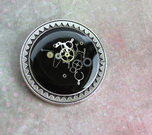Black brooch — foto 1