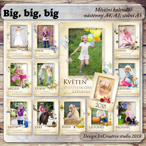 Scrapbookový kalendář 2017 — foto 1