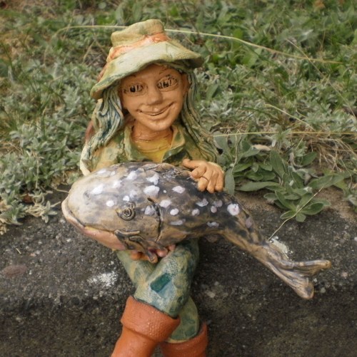 Vodník Jenda se sumcem-22cm — foto 1