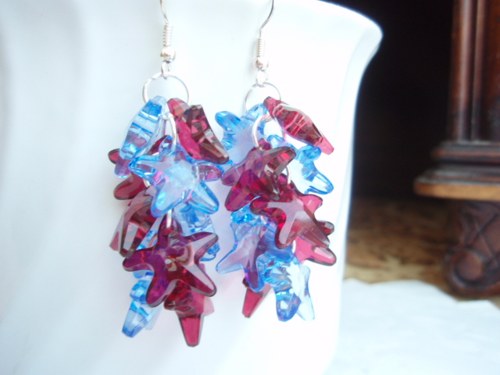 Hvězdičky II - náušnice — foto 1