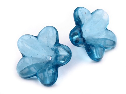 Zvoneček plast Ø12mm -10ks modrá