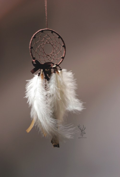 Mini Lapač snů / dreamcatcher No.19 — foto 1