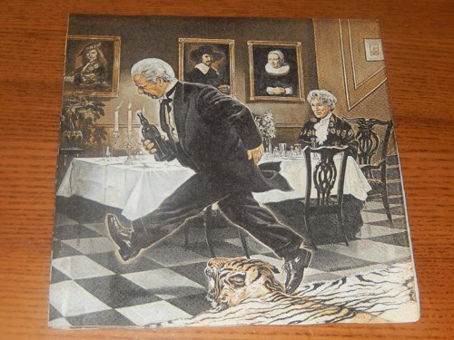 Ubrousek na decoupage - večeře pro dva — foto 1