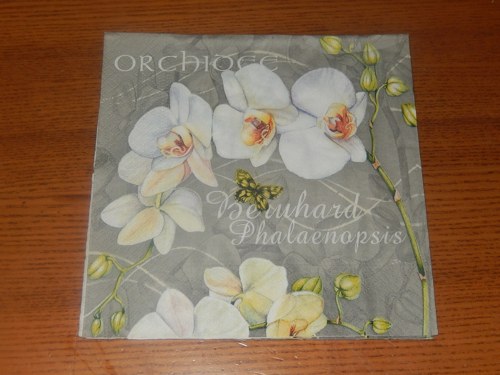 Ubrousek na decoupage - orchidej — foto 1