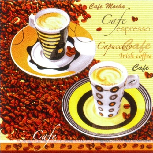 Ubrousek na decoupage Cappuccino, 1ks — foto 1