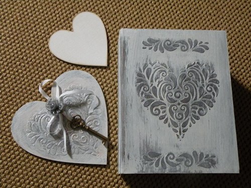 Svatební kniha+srdce s klíčem — foto 1