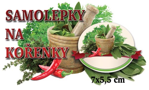 Samolepka na KOŘENKY - volná
