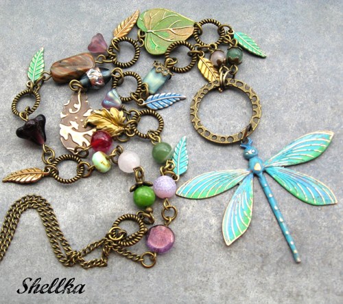 Náhrdelník ,,DRAGONFLY,, — foto 1