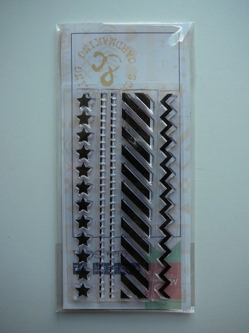 Razítko bordury 10,5 cm 4 ks